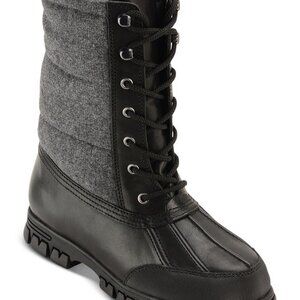 Lauren Ralph Lauren Black and Gray Winter Boots